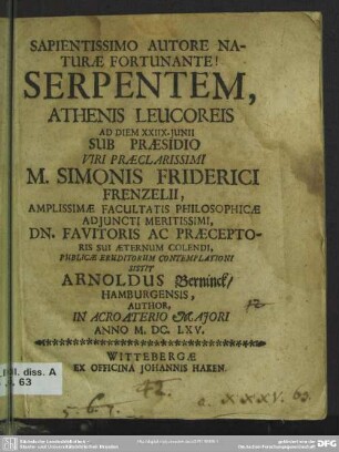 Serpentem, athenis leucoreis