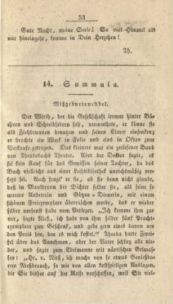14. Summula. Mißgeburten-Adel