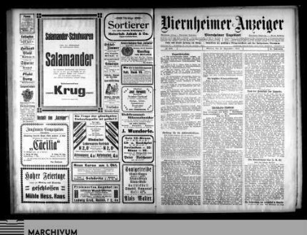 Viernheimer Anzeiger : Viernheimer Zeitung : Viernheimer Tageblatt : Viernheimer Nachrichten : Viernheimer Bürger-Ztg. : Viernh. Volksblatt