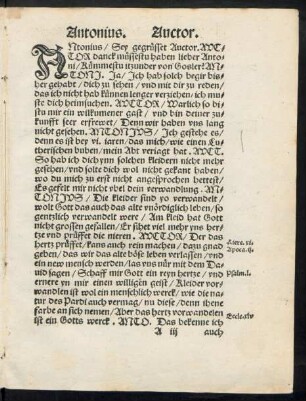 Antonius. Auctor.