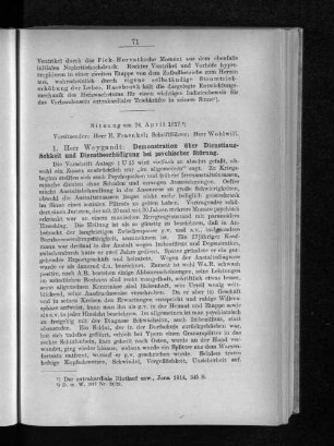 Sitzung am 24. April 1917.