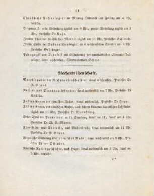 11-13, Rechtswissenschaft