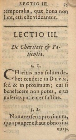 Lectio III.