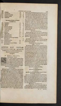 Anni Et Vitae Imperatorum ...