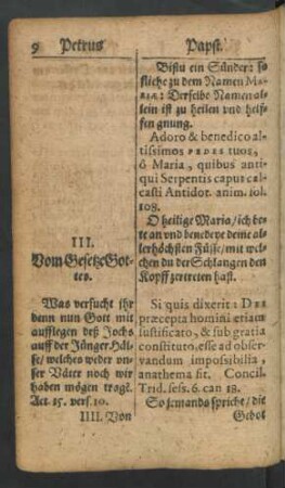 III. Vom Gesetze Gottes