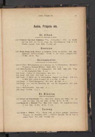 Aebte, Pröpste etc