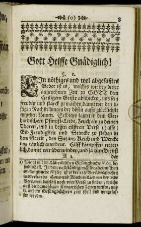 Gott Helffe Gnädiglich!