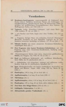 Verschiedenes (Nr. 527-560)