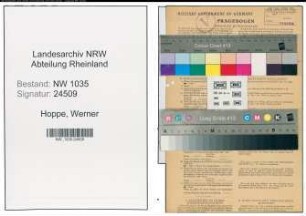 Entnazifizierung Werner Hoppe , geb. 25.05.1920 (Kaufmann)