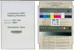 Entnazifizierung Heinz Schumacher , geb. 05.08.1911 (Richter)