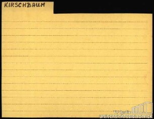 KIRSCHBAUM