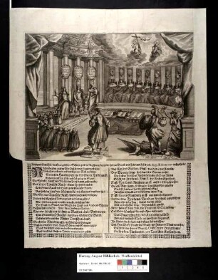 Friedens-Gemähld/ der evangelischen Schuljugend in Augspurg/ bey widerholtem Danck: vnd Friedens-Fest/ den 8. Augusti Anno 1657. außgetheilet