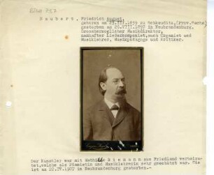 Naubert, Friedrich August (1839-1897)