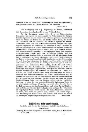 Bibliotheca päda-psychologica