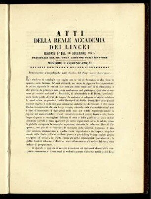 Reminiscenze antropologiche della Sicilia
