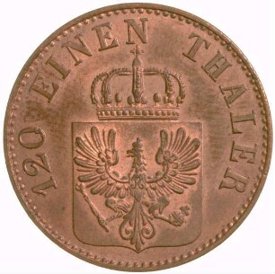 Münze, 3 Pfennig, 1850