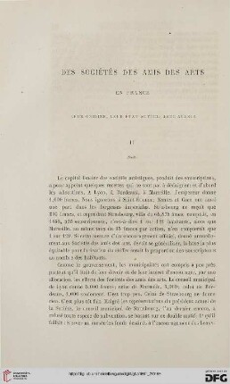 10: Des Sociétés des Amis des Arts en France, [4] : leur origine, leur état, leur avenir