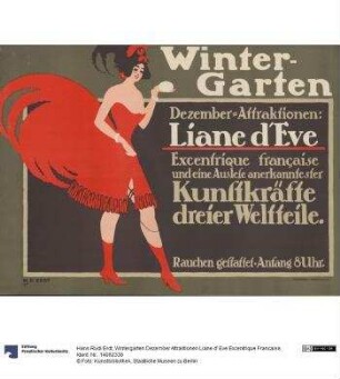 Wintergarten Dezember Attraktionen Liane d' Eve Excentrique Francaise