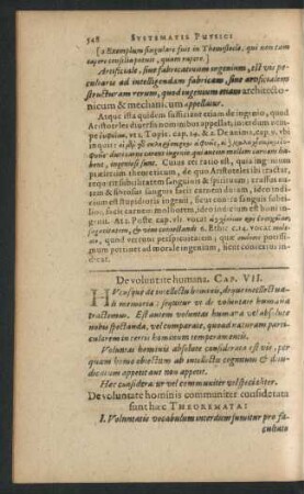 De voluntate humana. Cap. VII.