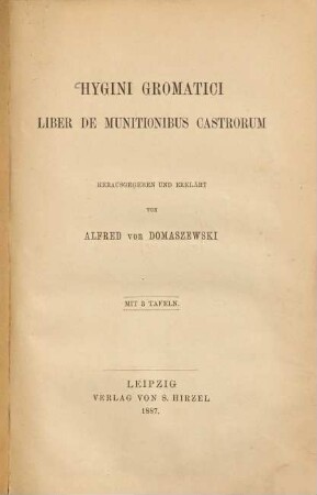Liber de munitionibus castrorum