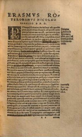De Conscribendis Epistolis, Des Erasmi Roterodami opus