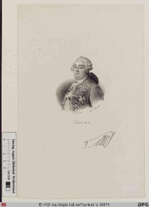 Bildnis Ludwig (Louis Auguste) XVI., König von Frankreich (reg. 1774-92)