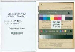 Entnazifizierung Maria Schoening , geb. 06.04.1900 ()