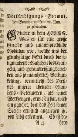 7-11, Verkündiguns-Formul,...