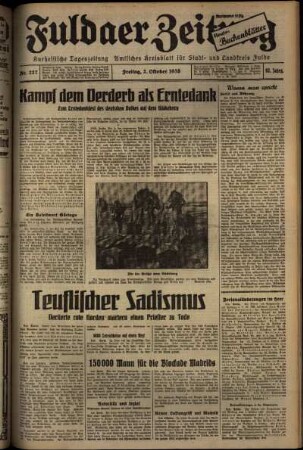 Ausgabe vom Freitag, den 02. Oktober 1936.