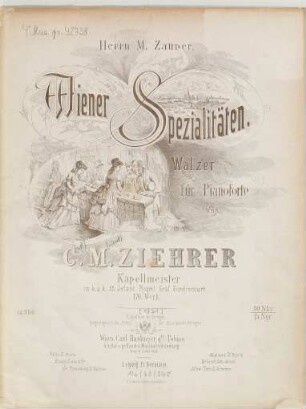 Wiener Spezialitäten : Walzer ; für Pianoforte ; op. 170