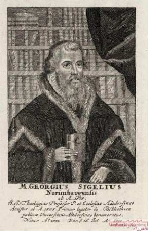 M. Georg Sigelius (= Siegel jun.)