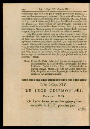 Concio XIX.