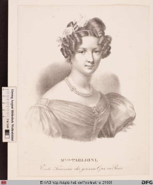 Bildnis Maria Taglioni ( d. Ä.)