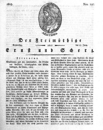 Nro. 127, Donnerstag, den 27. Juny 1805