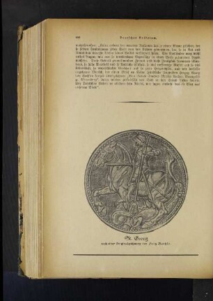 St. Georg nach einer Originalzeichnung von Fritz Boehle.