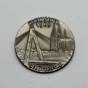 Festabzeichen Rheinischer Schützentag Köln 1969