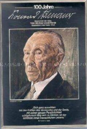 Sonderdruck zum 100. Geburtstag von Konrad Adenauer, mit einem Geleitwort von Helmut Kohl