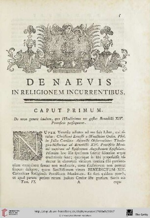 De naevis in religionem incurrentibus