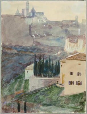 Blick auf Siena