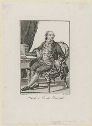 Bildnis des Cesare Beccaria