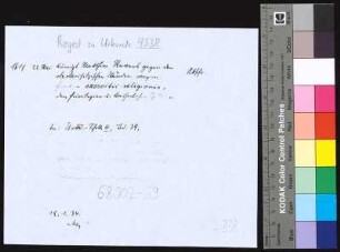 König Matthias sichert den Landständen des Markgraftums Oberlausitz die freie Religionsausübung zu.