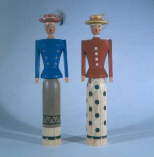 Seiffen. Traditionsfigur. sogen. Klapperpuppe (Kinderrassel)