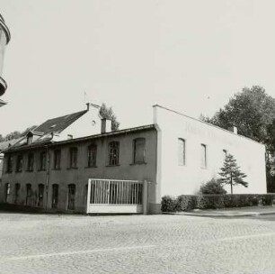 Glauchau, Fabrikationsgebäude der Firma Rucks, Straßenansicht