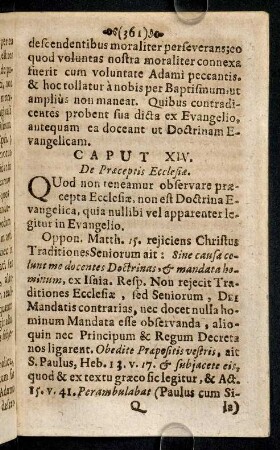 361-368, Caput XIV