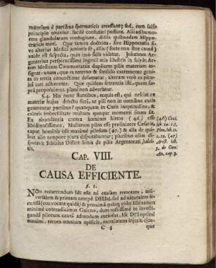 Cap. VIII. De Causa Efficiente