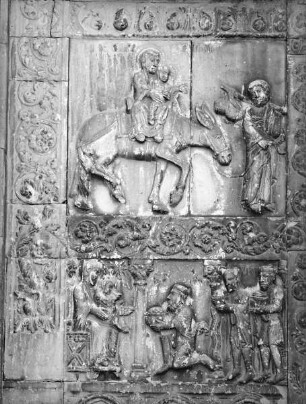 Szenen aus dem Neuen Testament — Anbetung der Könige; Flucht nach Ägypten