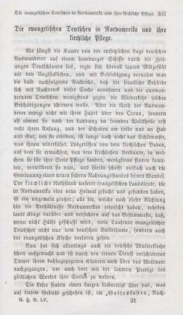 307-319 Die evangelischen Deutschen in Nordamerika und ihre kirchliche Pflege