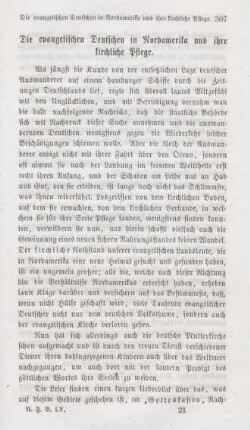 307-319 Die evangelischen Deutschen in Nordamerika und ihre kirchliche Pflege