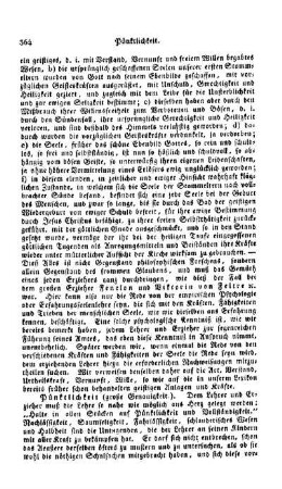 Pünktlichkeit,(große Genauigkeit)