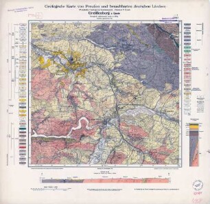 [4958] Greiffenberg a. Queis, Geologische Karte von Preußen und benachbarten deutschen Ländern